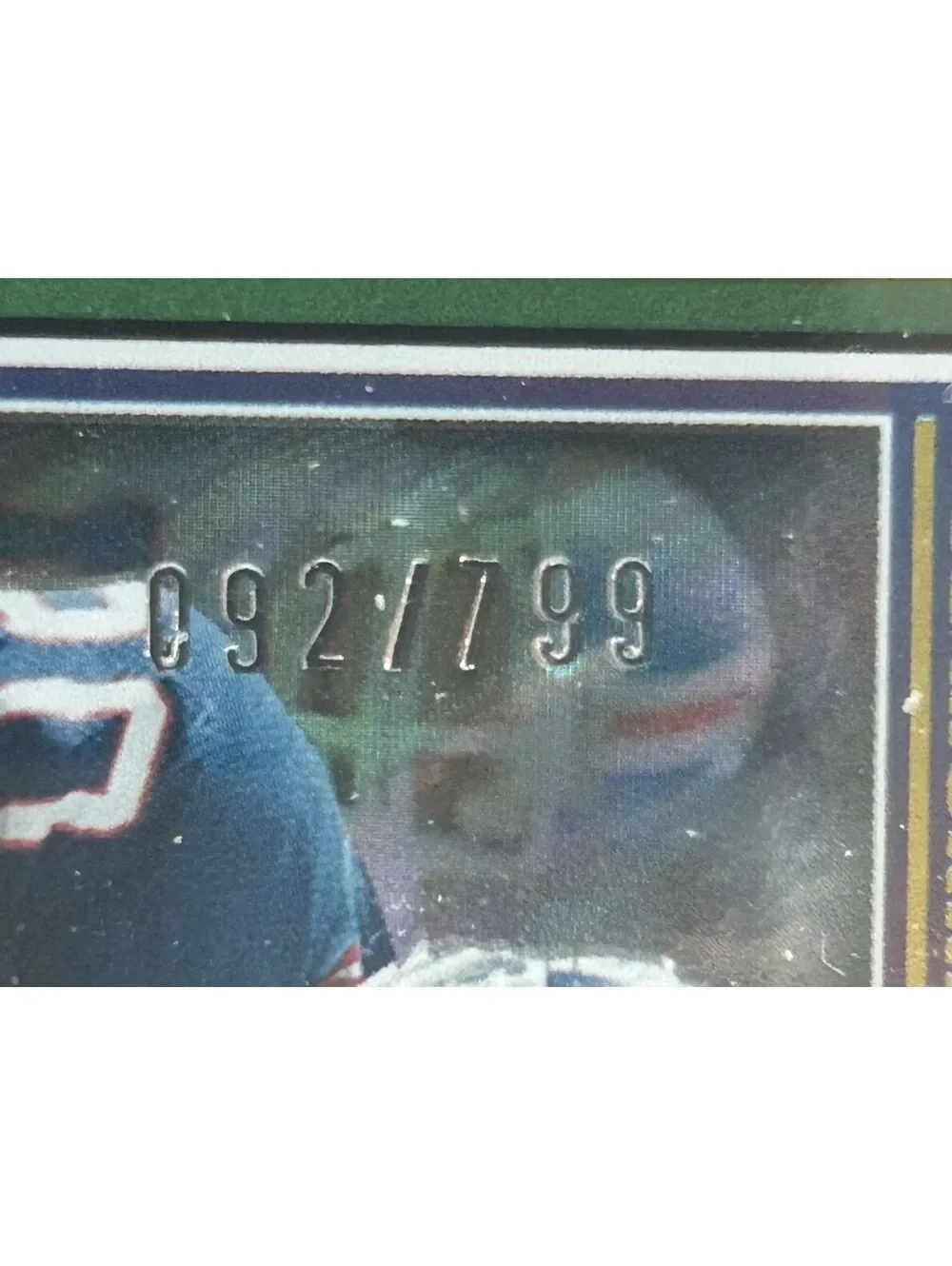 2025 NEW YORK GIANTS RB JOE MORRIS PANINI SCORE ORANGE WAVE #”d 092/799 NM
